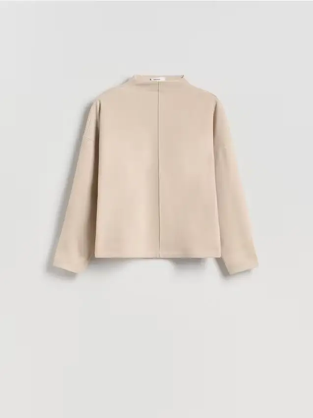 Blusa con impunture - nude