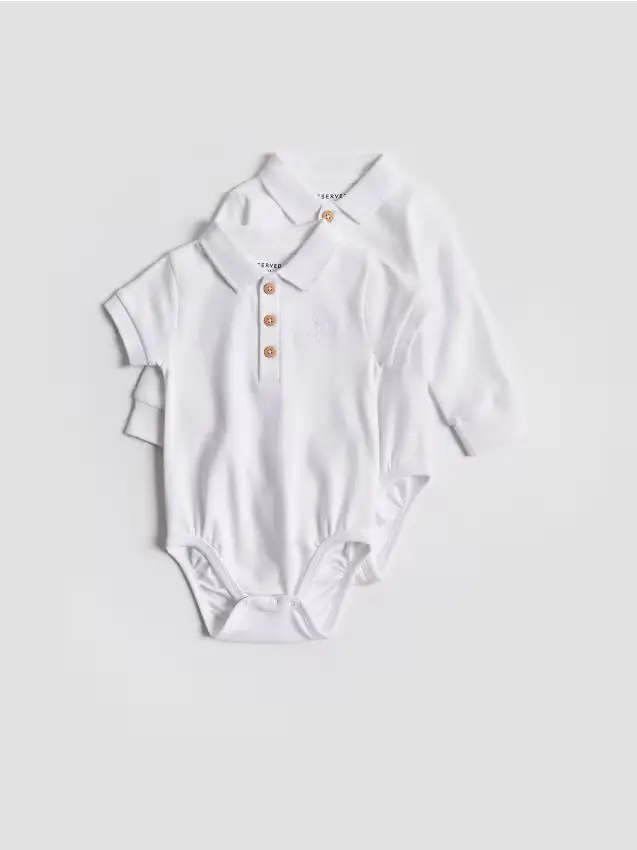 Body in cotone 2 pack - bianco