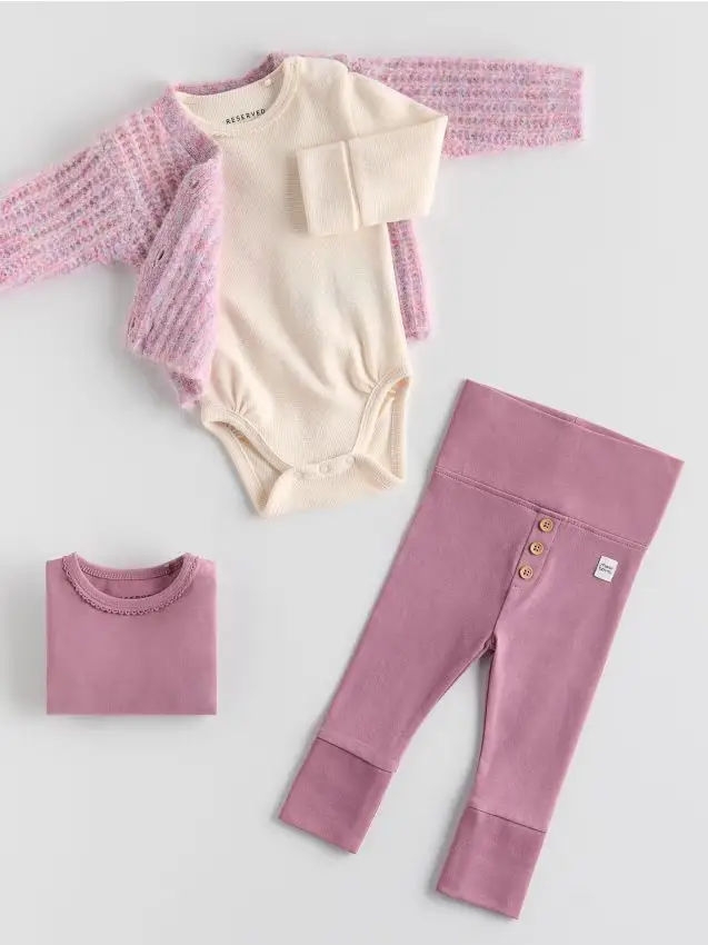 Body in cotone 2 pack - malva