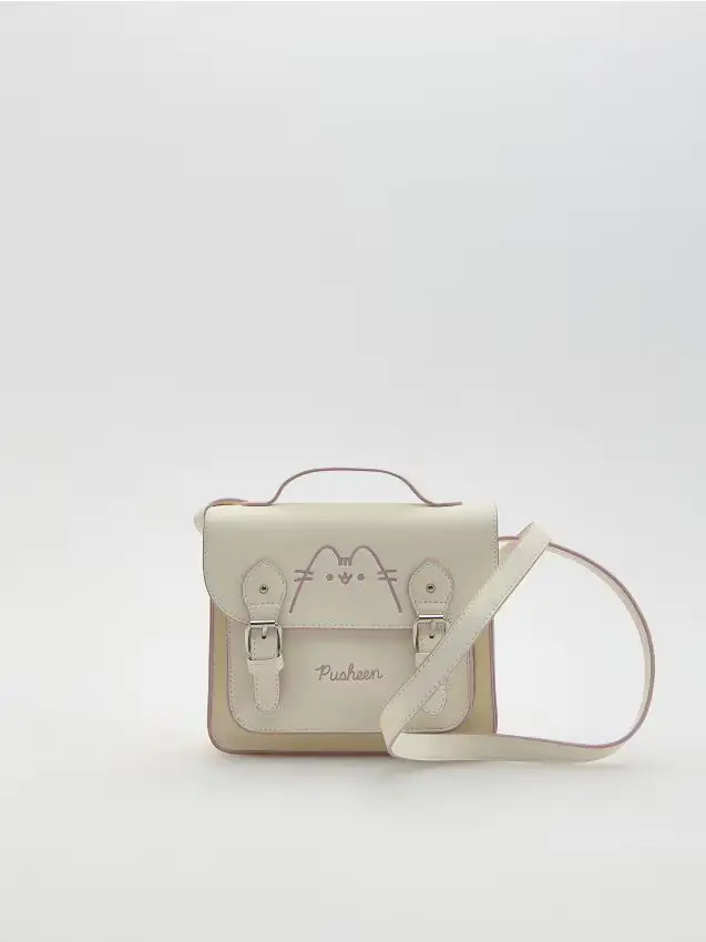 Borsa a tracolla Pusheen - nude
