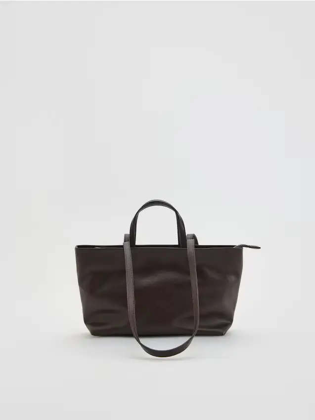 Borsa shopper - marrone scuro