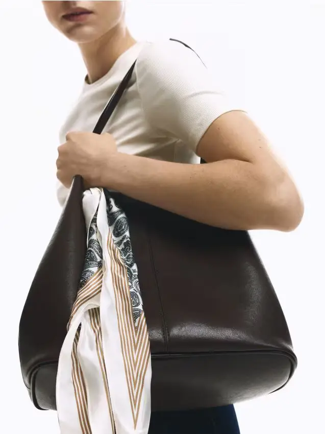 Borsa shopper - marrone scuro