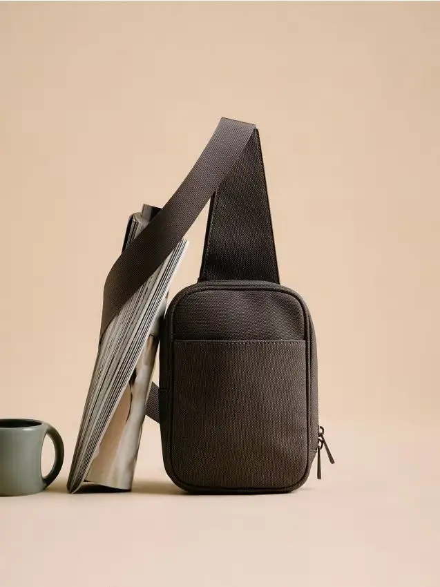 Borsello crossbody - marrone scuro