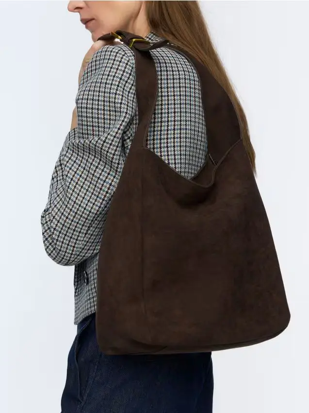 Borsetta a tracolla - marrone polveroso