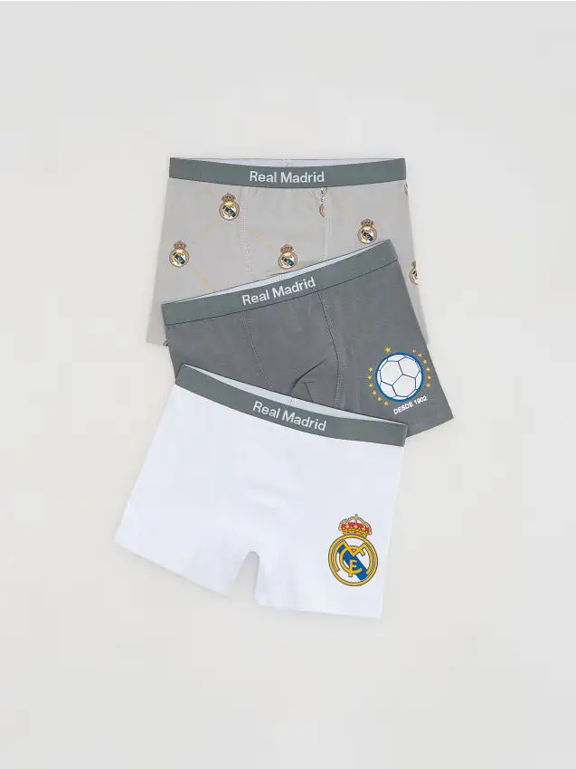 Boxer Real Madrid 3 pezzi - grigio scuro