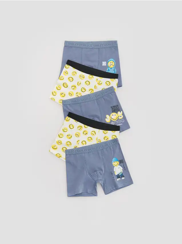 Boxer SmileyWorld® 5 pezzi - giacinto