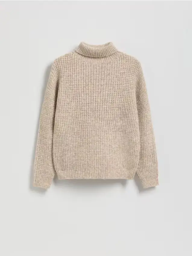 BOYS` SWEATER - panna
