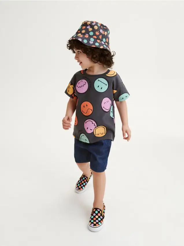 Bucket hat SmileyWorld® - nero