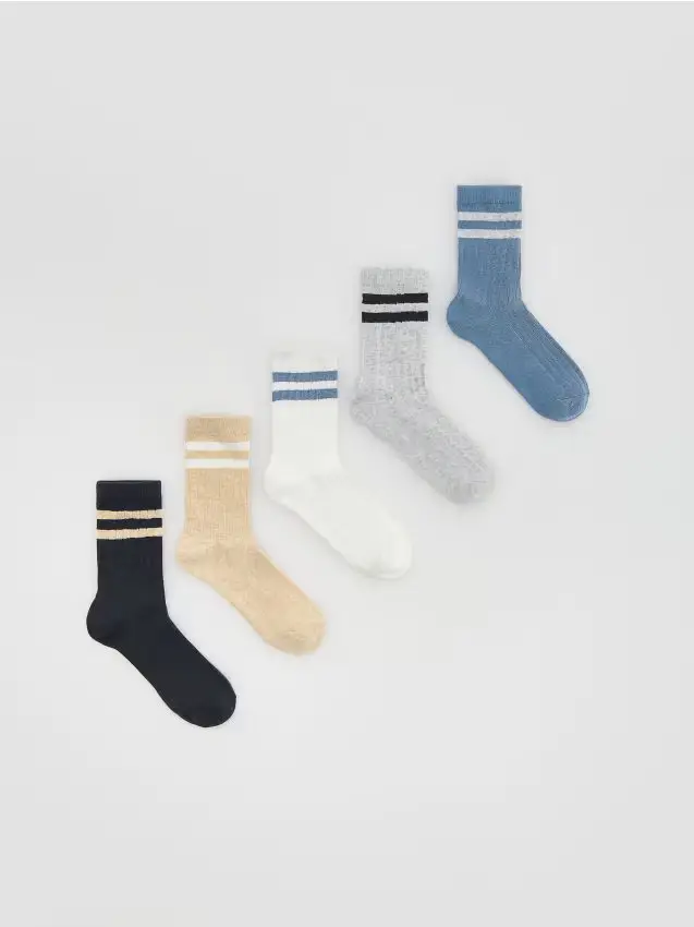 Calzini 5 pack - panna