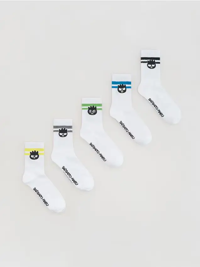Calzini Bad Badtz-Maru 5 pack - bianco