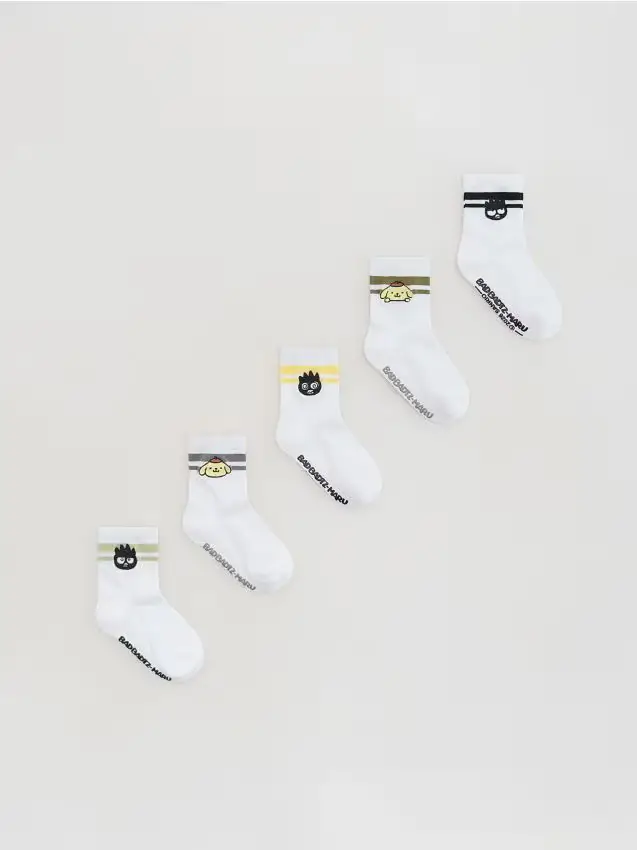 Calzini Hello Kitty and Friends 5 pack - bianco