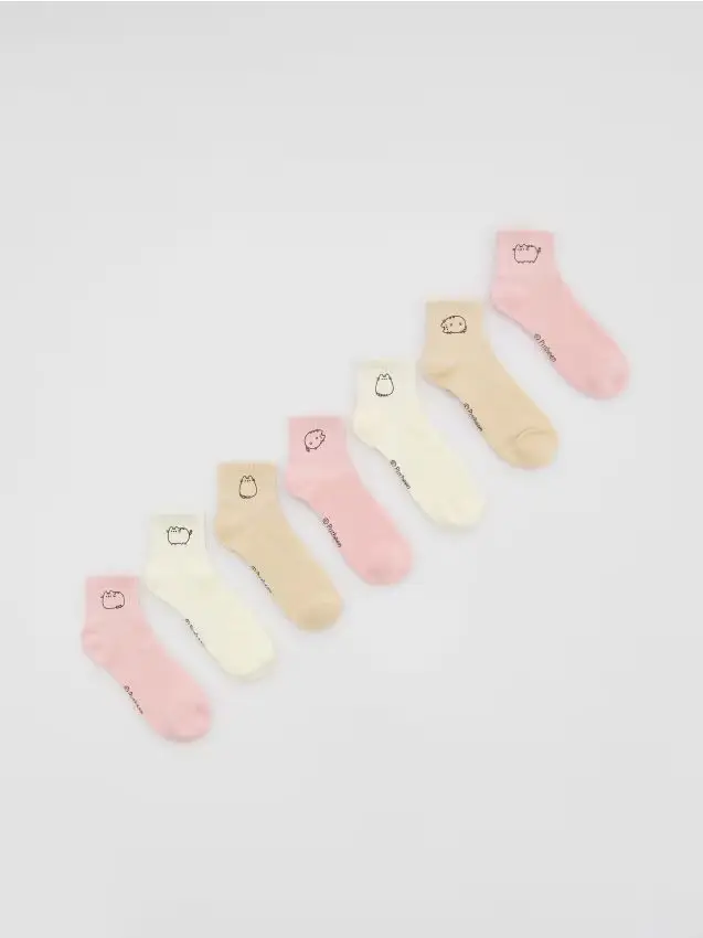 Calzini Pusheen 7 pack - multicolore