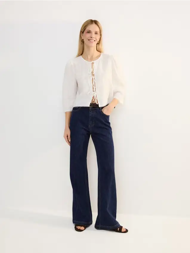 Camicetta in lino - bianco