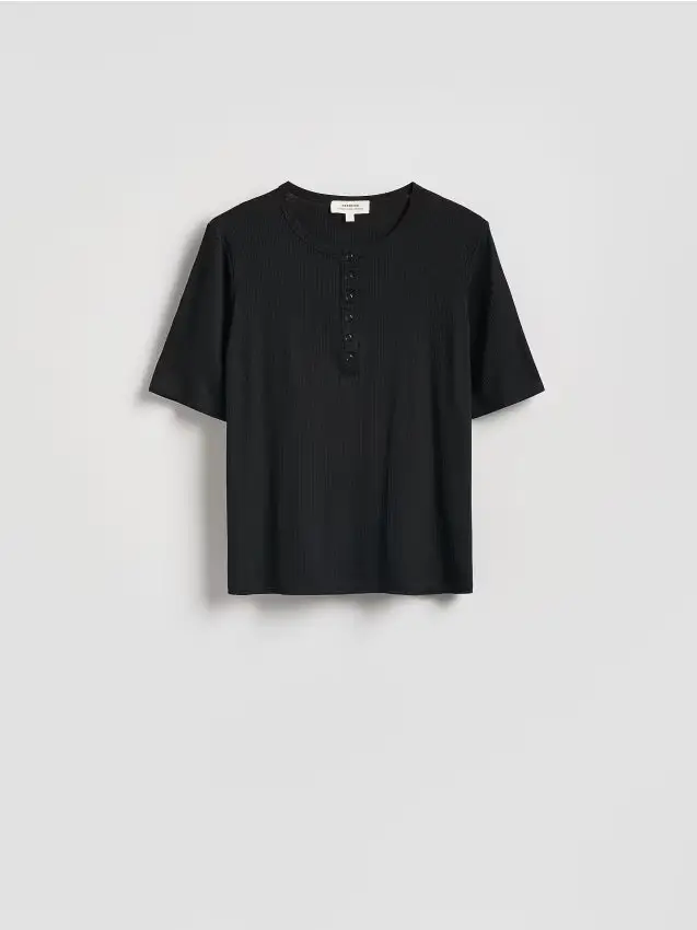 Camicetta in viscosa - nero