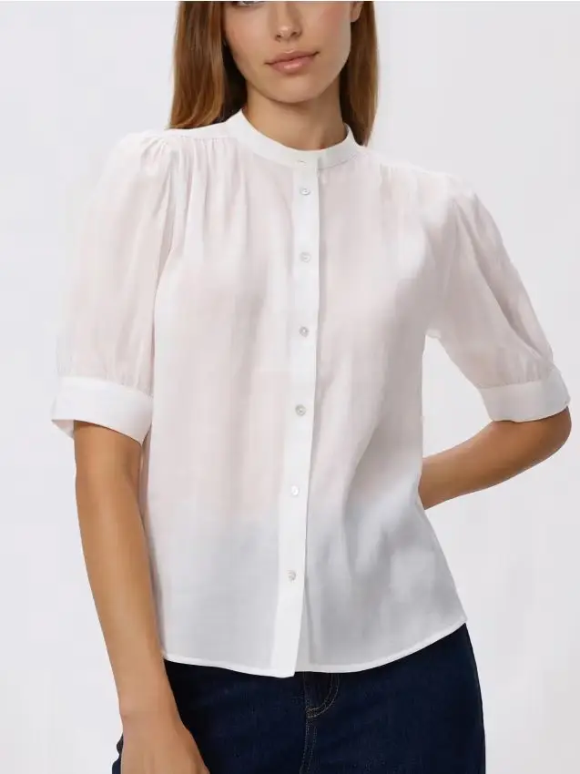Camicia a maniche corte - bianco