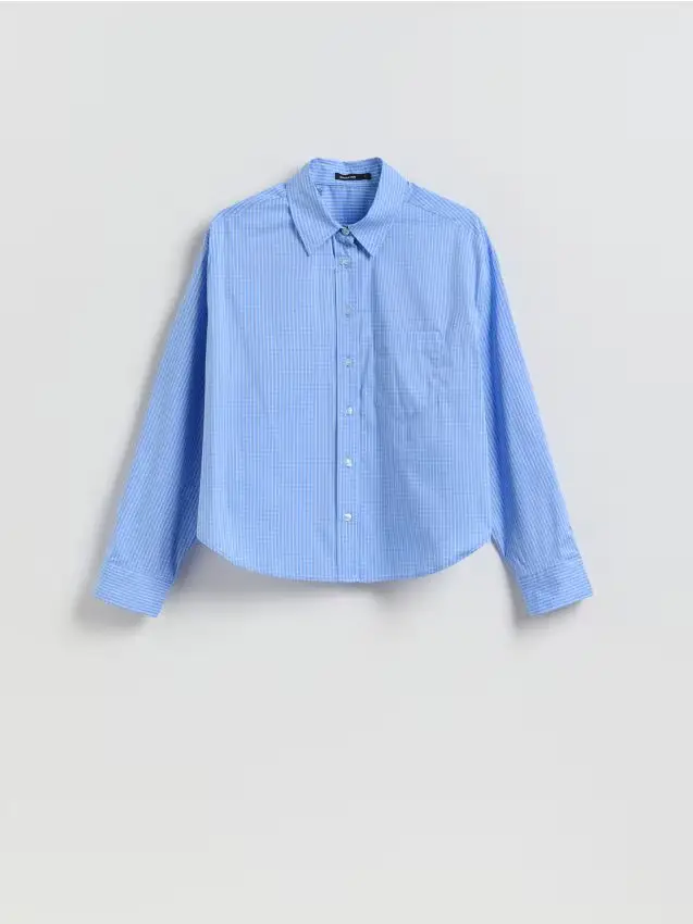 Camicia a quadri - azzurro