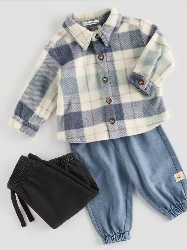 Camicia a quadri - blu