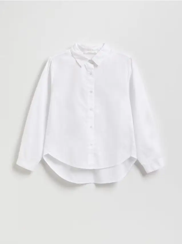 Camicia con colletto - bianco