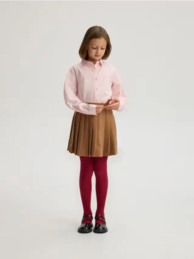 Camicia con colletto - rosa pastello