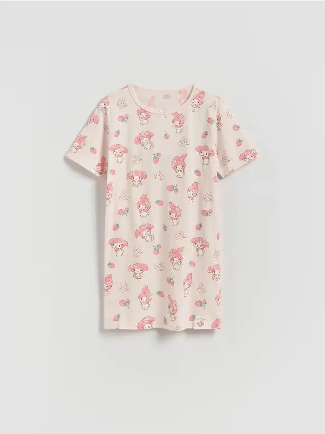 Camicia da notte in cotone My Melody - rosa cipria