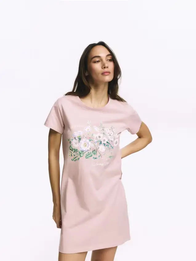 Camicia da notte - rosa pastello