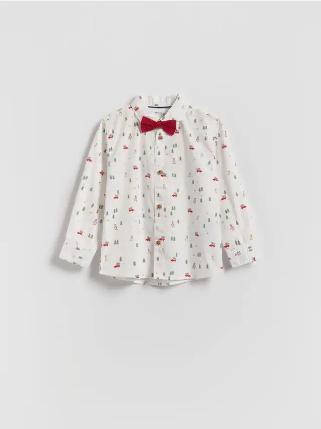 Camicia di Natale - bianco