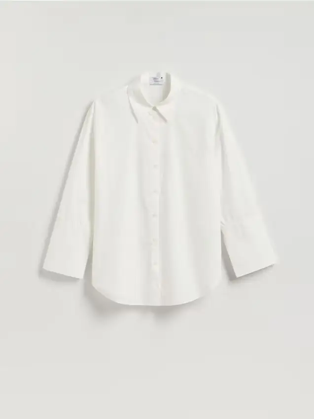 Camicia in cotone - bianco