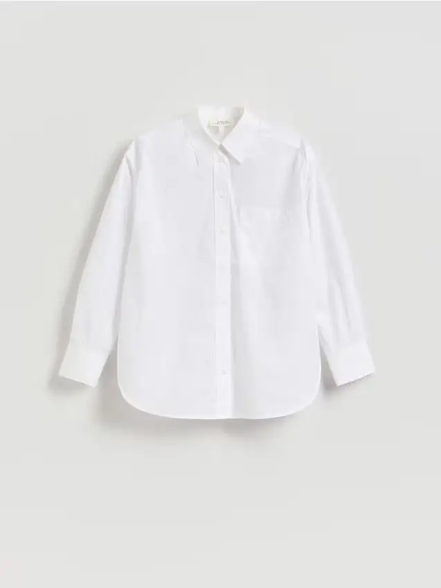 Camicia in cotone - bianco