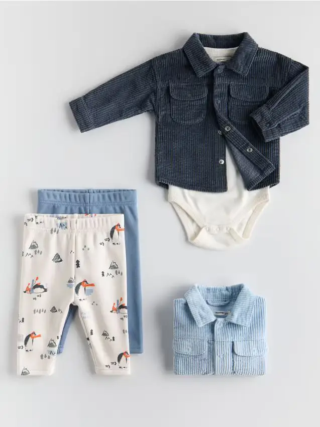 Camicia in cotone - grigio scuro