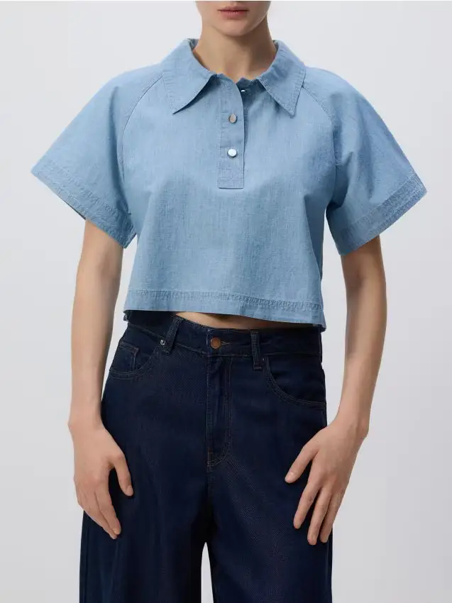 Camicia in denim - blu