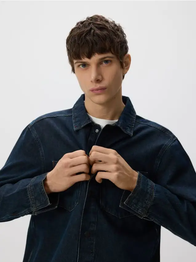 Camicia in jeans comfort fit - indigo jeans