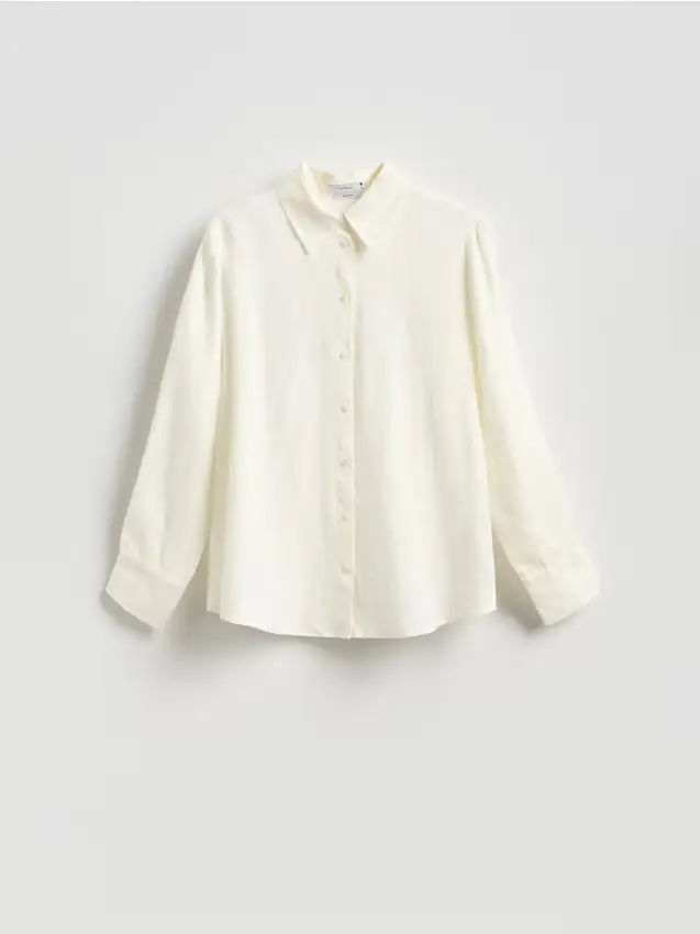 Camicia in lino - bianco