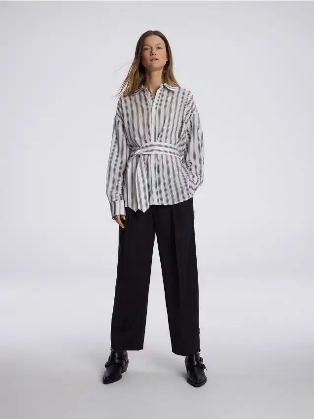 Camicia in misto seta - multicolore