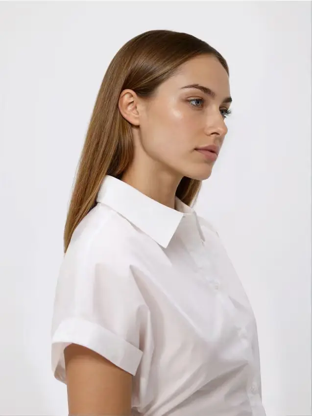 Camicia sagomata - bianco