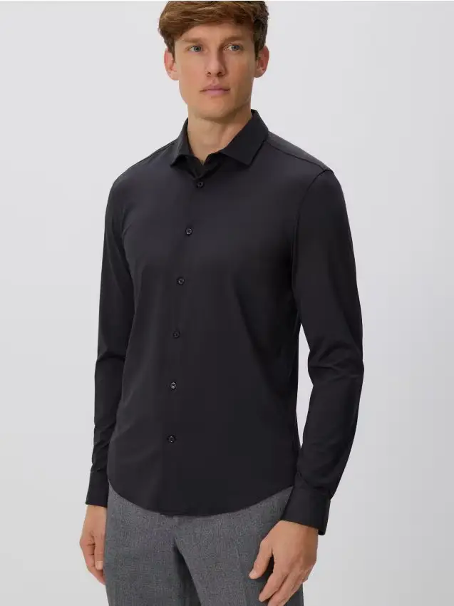 Camicia slim fit - nero