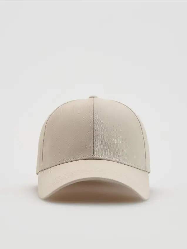 Cappellino da baseball in cotone - beige