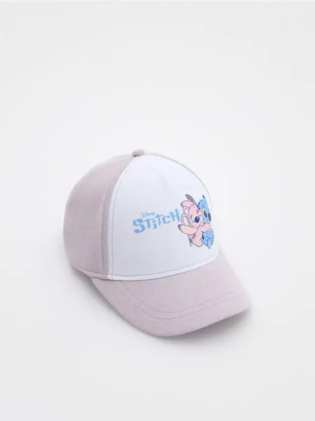 Cappello con visiera Lilo & Stitch - bianco