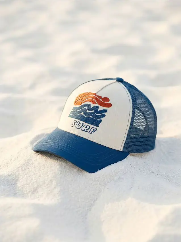 Cappello con visiera - multicolore