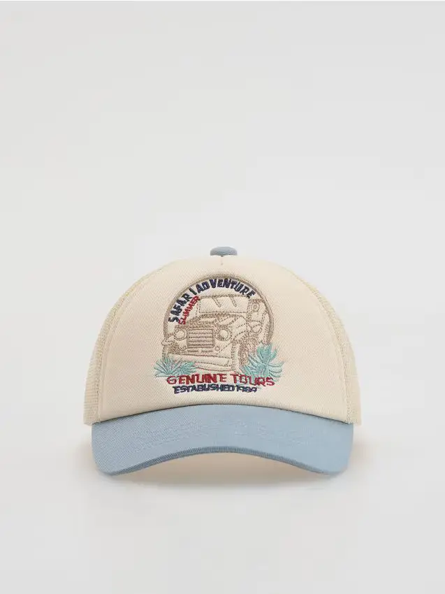 Cappello con visiera - multicolore