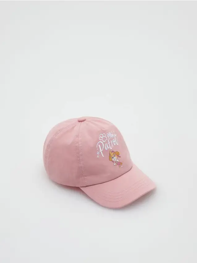 Cappello con visiera PAW Patrol - rosa pastello