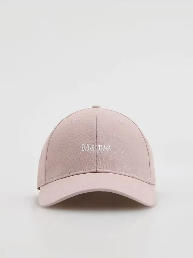 Cappello con visiera - rosa pastello