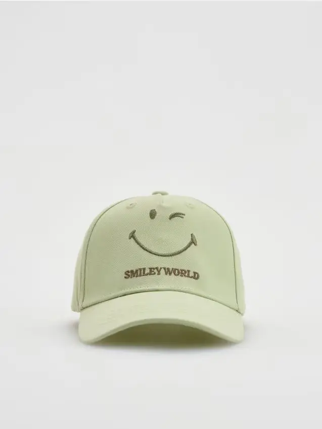 Cappello con visiera SmileyWorld® - verde oliva