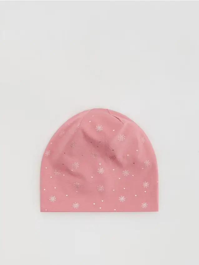 Cappello fantasia - malva