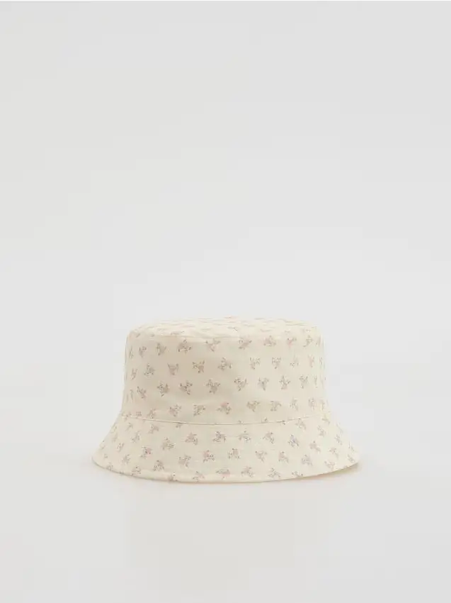 Cappello fantasia - rosa pastello