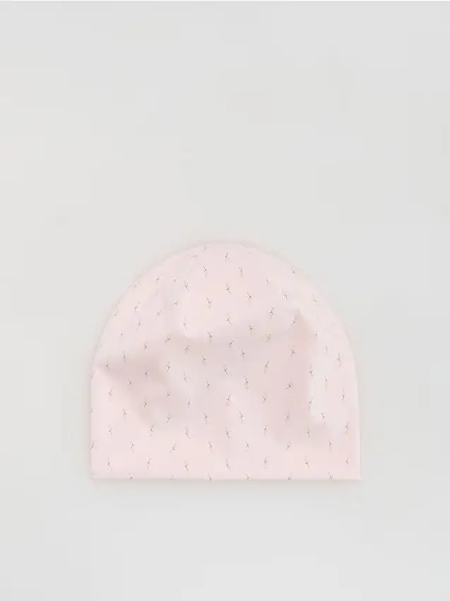 Cappello fantasia - rosa pastello