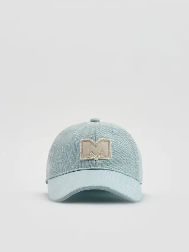 Cappello in denim - blu pallido