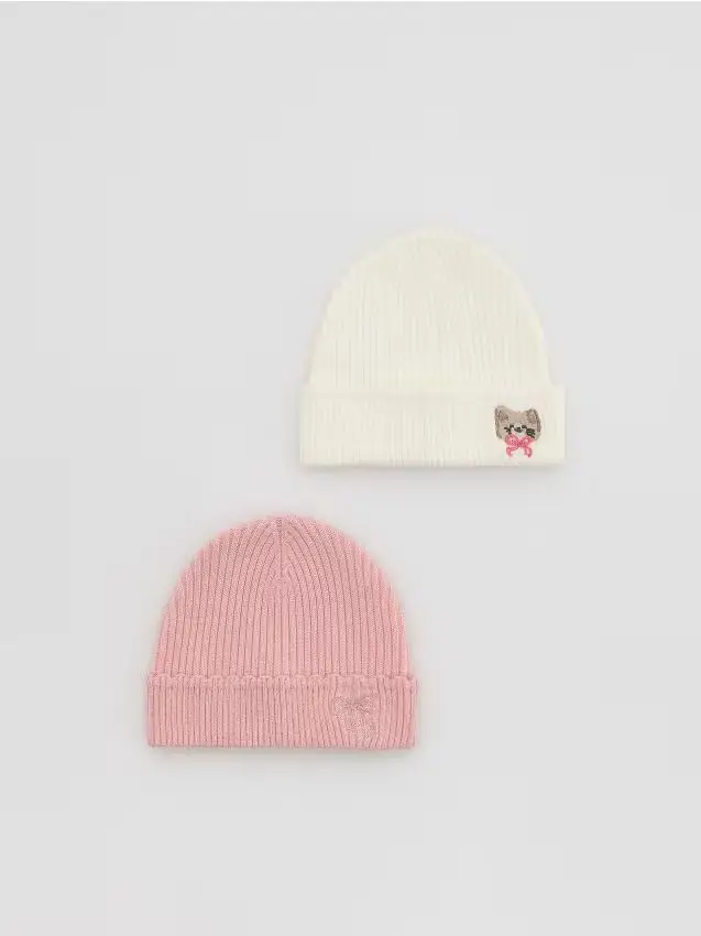 Cappello in viscosa 2 pack - multicolore