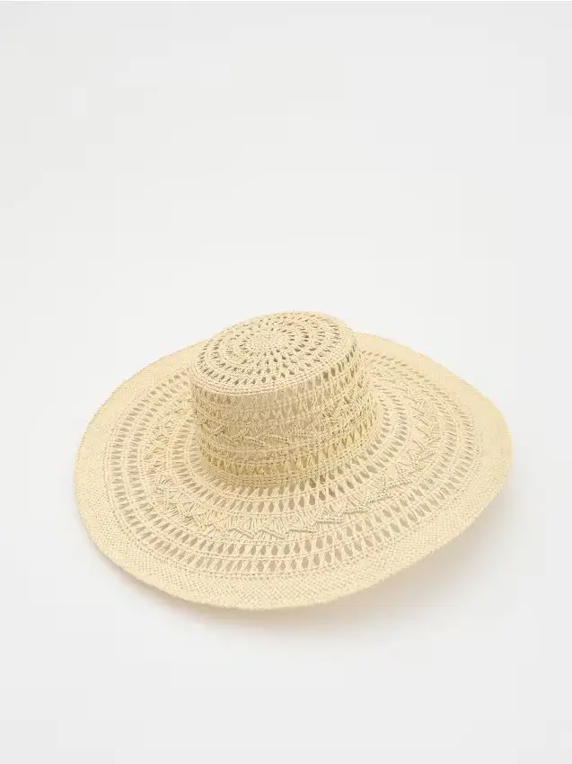 Cappello intrecciato - nude