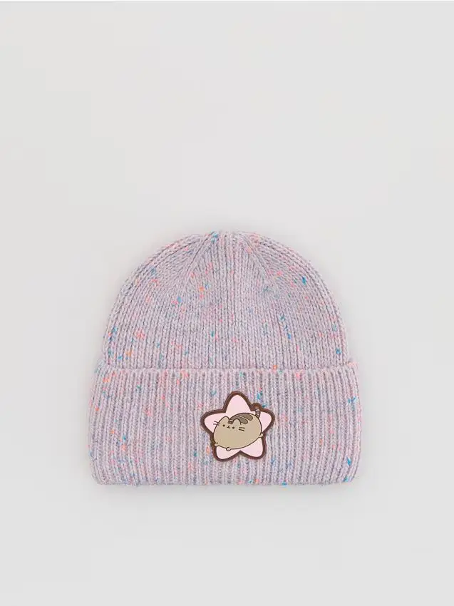 Cappello lavorato a maglia Pusheen - multicolore