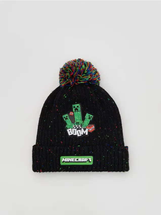 Cappello Minecraft - nero